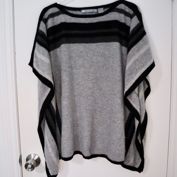 100% Cashmere Poncho Sweater - Picture 3 of 5